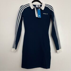 adidas dress navy blue adidas Women's Originals 3 Stripes Dress main image 1